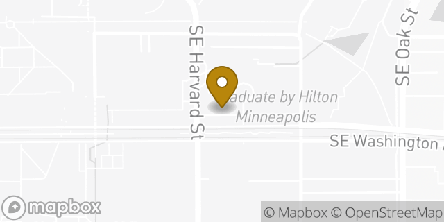 Map showing the location of Starbucks Coffee Company in Minneapolis, MN 55414