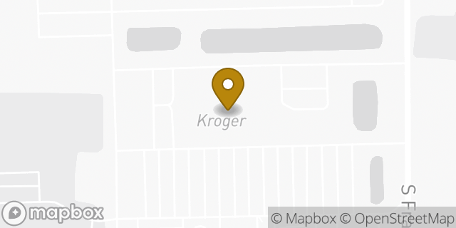 Map showing the location of Kroger in Indianapolis, IN 46259