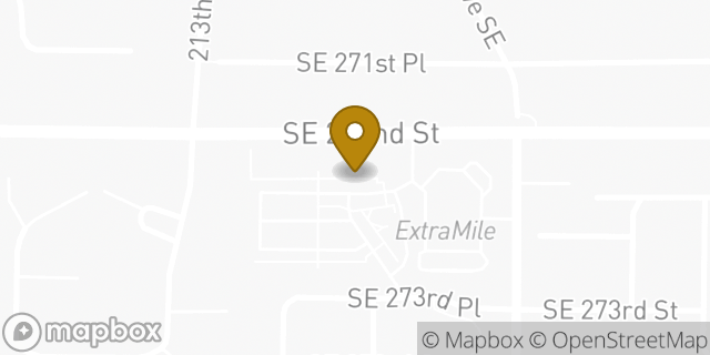 Map showing the location of Subway in Maple Valley, WA 98038