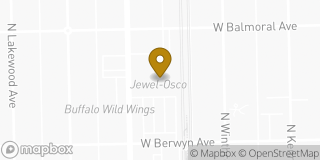 Map showing the location of Coinme in Chicago, IL 60640