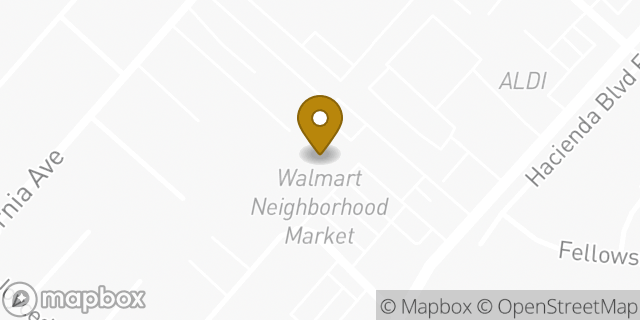 Map showing the location of Walmart Neighborhood Market in La Puente, CA 91744