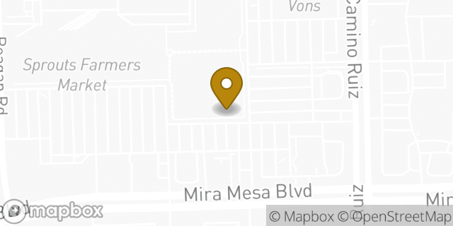 Map showing the location of Baskin-Robbins in San Diego, CA 92126