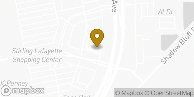Map showing the location of McDonald's in Lafayette, LA 70501