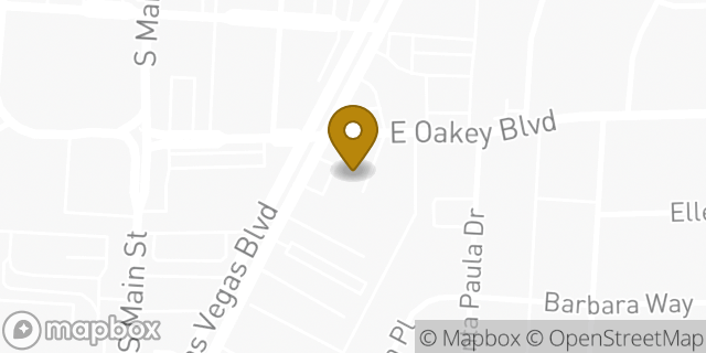 Map showing the location of ATM 7ELEVEN-FCTI in Las Vegas, NV 89104