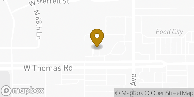 Map showing the location of Sonic Drive In in Phoenix, AZ 85033