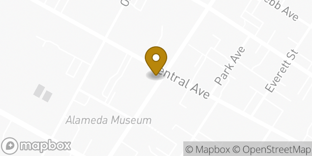 Map showing the location of Peet's Coffee in Alameda, CA 94501