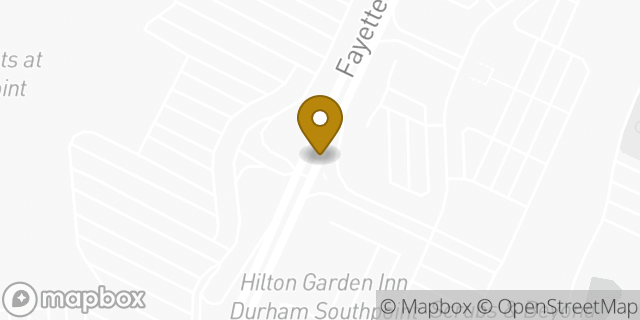 Map showing the location of REI in Durham, NC 27713