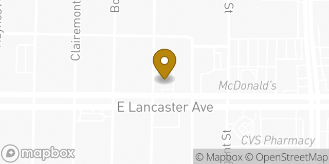Map showing the location of Lancaster & Chicago in FORT WORTH, TX 76103