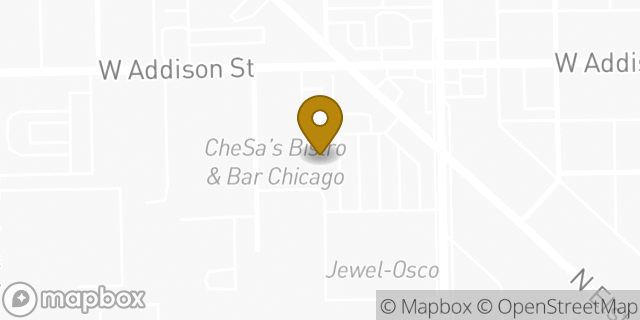 Map showing the location of Chipotle Mexican Grill in Chicago, IL 60618