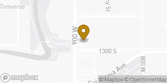 Map showing the location of Amazon Locker - Cereza in Salt Lake City, UT 84104