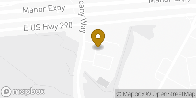 Map showing the location of Penske Truck Rental in Austin, TX 78724