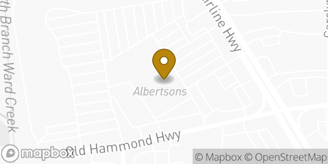 Map showing the location of Coinme in Baton Rouge, LA 70809