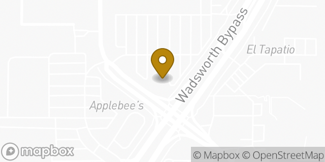 Map showing the location of Chipotle Mexican Grill in Arvada, CO 80002