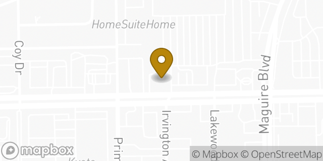 Map showing the location of Chipotle Mexican Grill in Orlando, FL 32803