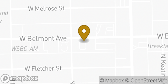 Map showing the location of Baskin-Robbins in Chicago, IL 60641