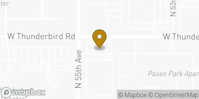 Map showing the location of ATM Walgreens in Glendale, AZ 85306