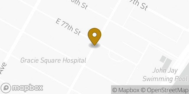 Map showing the location of Dunkin' in New York, NY 10075