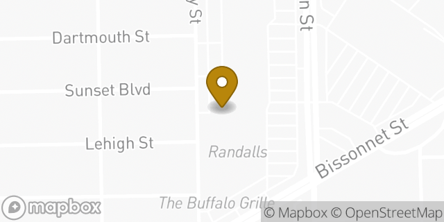 Map showing the location of P3 CrossFit in Houston, TX