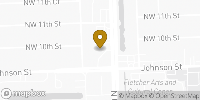 Map showing the location of Amazon Locker - Macaw in Pembroke Pines, FL 33024
