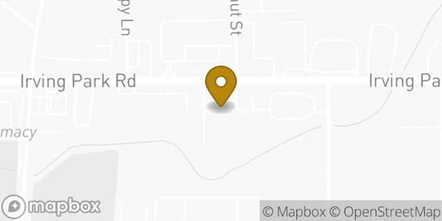Map showing the location of The UPS Store in Bensenville, IL 60106
