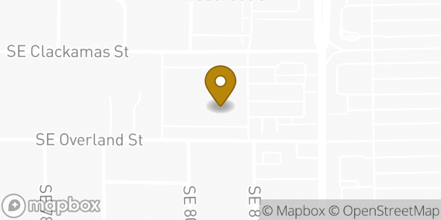 Map showing the location of Sportsman's Warehouse Happy Valley in Happy Valley, OR 97086