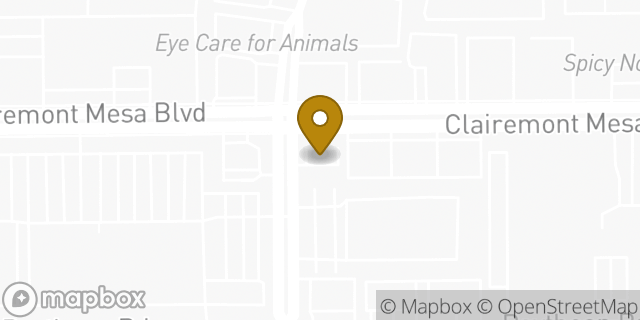 Map showing the location of 7-Eleven in San Diego, CA 92111