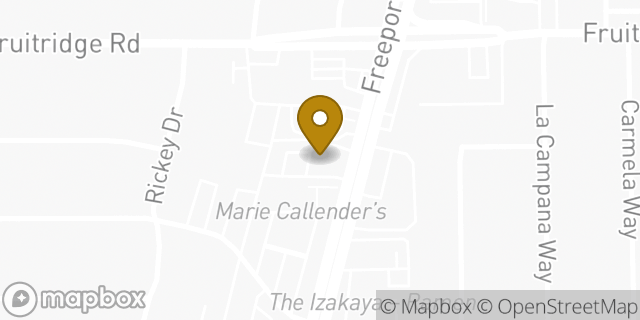 Map showing the location of Citibank in Sacramento, CA 95822