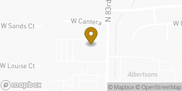 Map showing the location of The Church of Jesus Christ of Latter-day Saints in Peoria, AZ 85383
