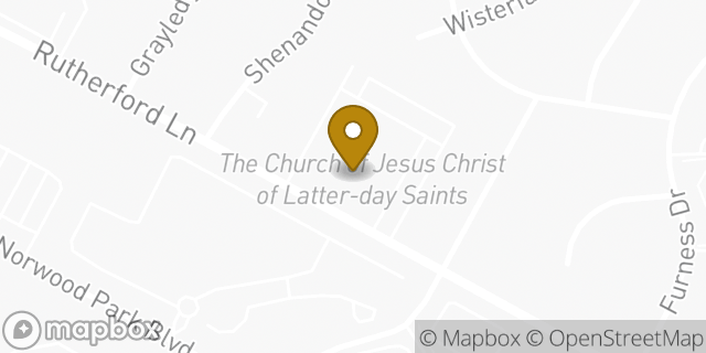 Map showing the location of The Church of Jesus Christ of Latter-day Saints in Austin, TX 78753