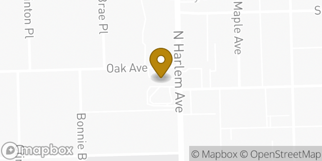 Map showing the location of Chase Drive-Up in River Forest, IL 60305