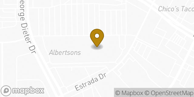 Map showing the location of Planet Fitness in El Paso, TX 79936