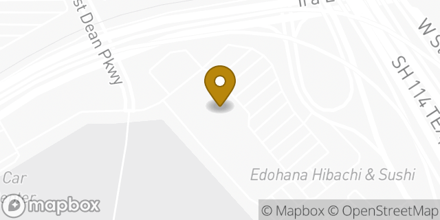 Map showing the location of Academy Sports + Outdoors in Grapevine, TX 76051