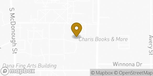 Map showing the location of Amazon Locker - Estrela in Decatur, GA 30030
