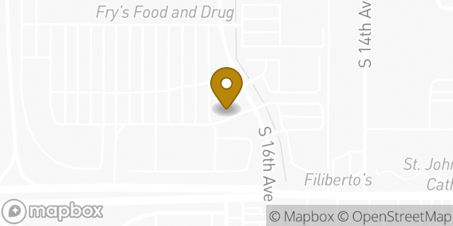Map showing the location of Subway in Tucson, AZ 85713
