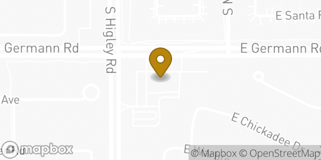 Map showing the location of Walgreens in Gilbert, AZ 85297