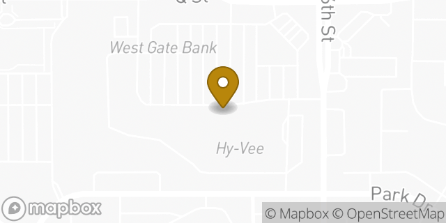 Map showing the location of Starbucks in Omaha, NE 68127