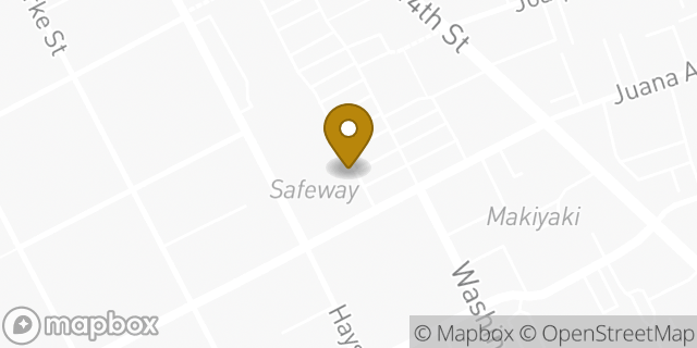 Map showing the location of Starbucks in San Leandro, CA 94577