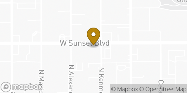 Map showing the location of Kaiser Permanente Internal Medicine in Los Angeles, CA 90027