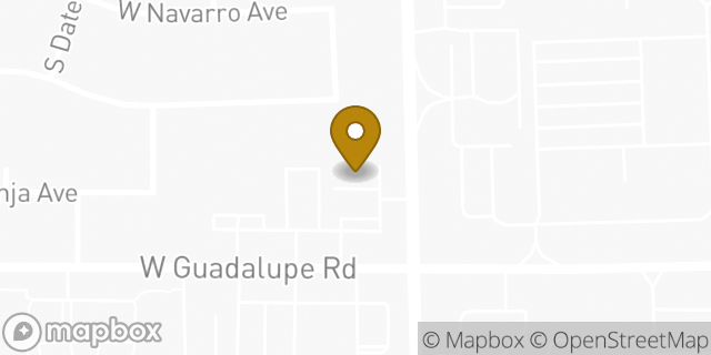 Map showing the location of Amazon Locker - Graph in Mesa, AZ 85210