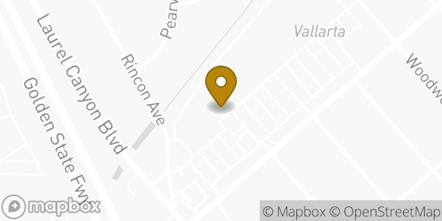 Map showing the location of Subway in San Fernando, CA 91340