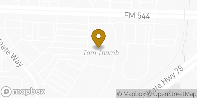 Map showing the location of Coinme in Wylie, TX 75098