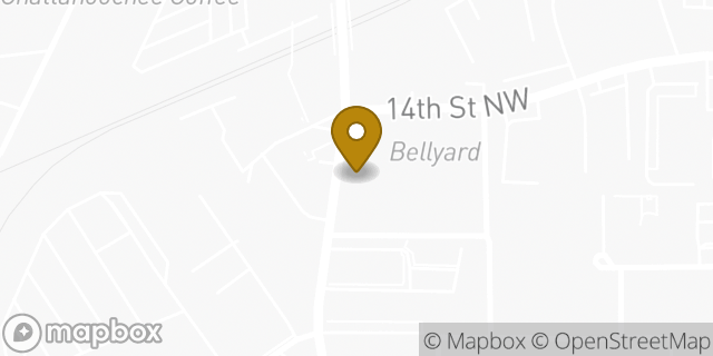 Map showing the location of Chase Bank in Atlanta, GA 30318