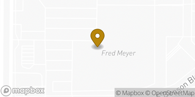 Map showing the location of Fred Meyer in Anchorage, AK 99508