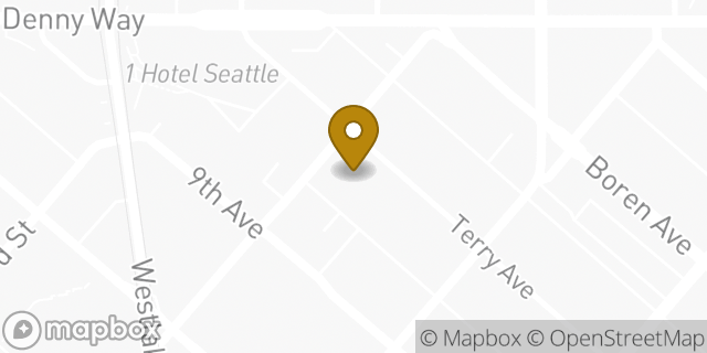 Map showing the location of Amazon Locker - Kerning in Seattle, WA 98121