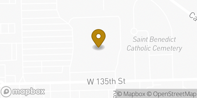 Map showing the location of Walmart in Crestwood, IL