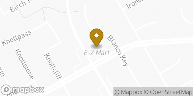 Map showing the location of Amazon Locker - Hennes in San Antonio, TX 78247