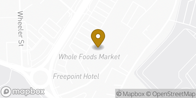 Map showing the location of Whole Foods Market in Cambridge, MA 02138