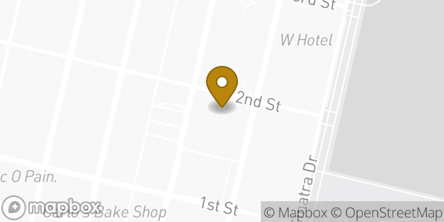 Map showing the location of Enterprise Rent-A-Car in Hoboken, NJ 07030