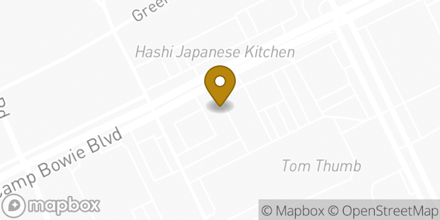 Map showing the location of The UPS Store in Fort Worth, TX 76116