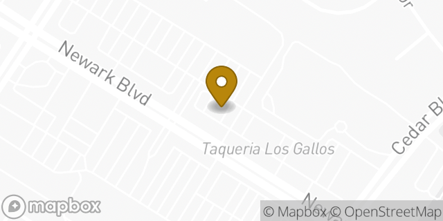 Map showing the location of McDonald's in Newark, CA 94560